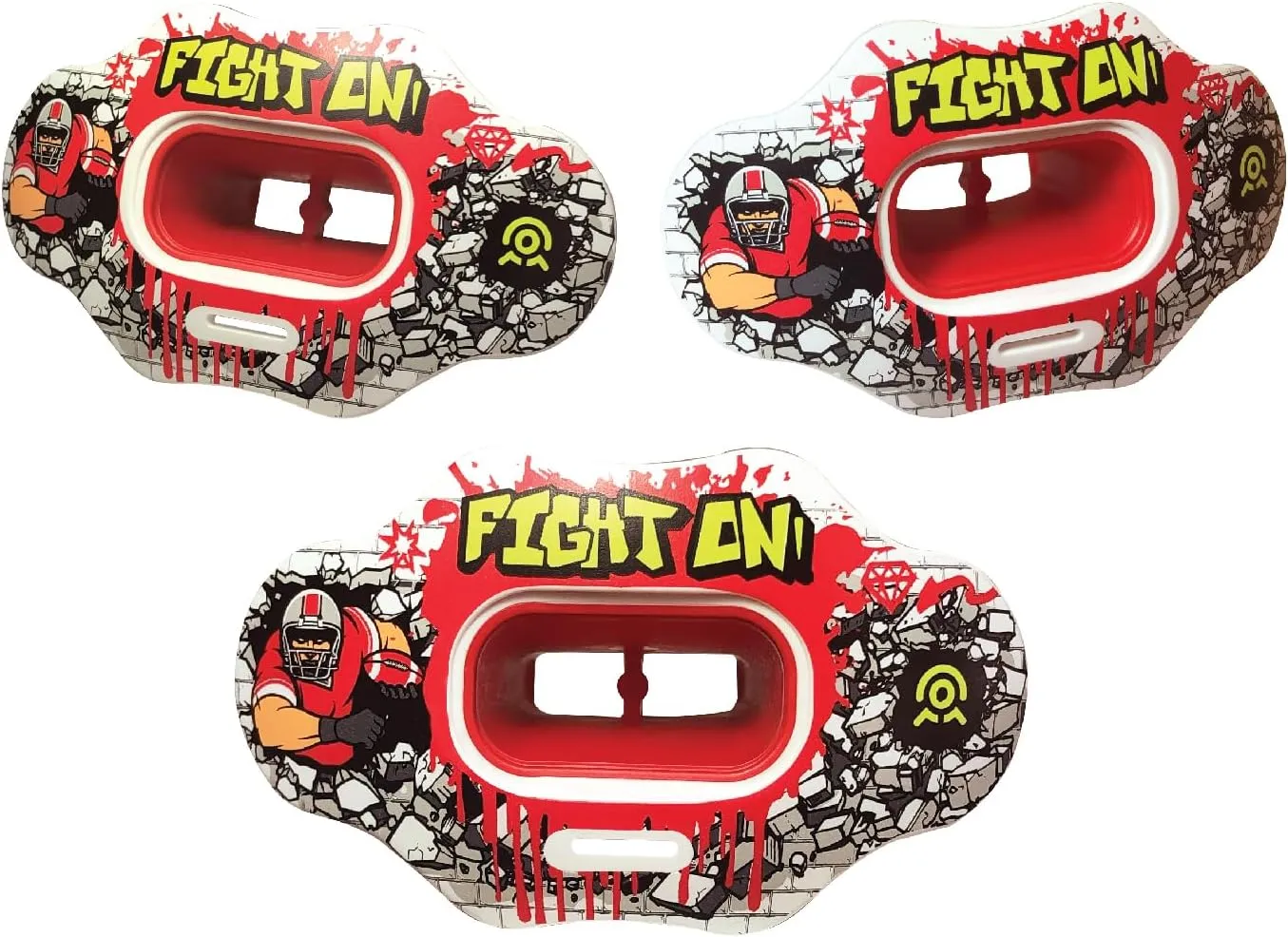 Football Mouth Guard Lip Guard MAXX/Might Football and High Impact Sports Lip Protector for Adults & Youth (Strap Included)