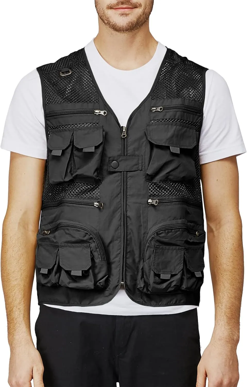 H2H Men's Active Wear Outdoor Vests Work Safari Fishing Travel Utility Summer Vest