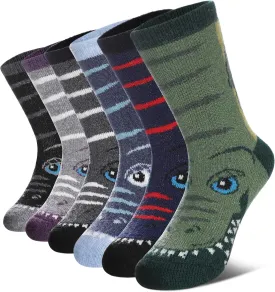 Kids Merino Wool Hiking Socks for Boys Girls Toddlers Thermal Winter Warm Thick Crew Boot Snowboarding Gift Socks