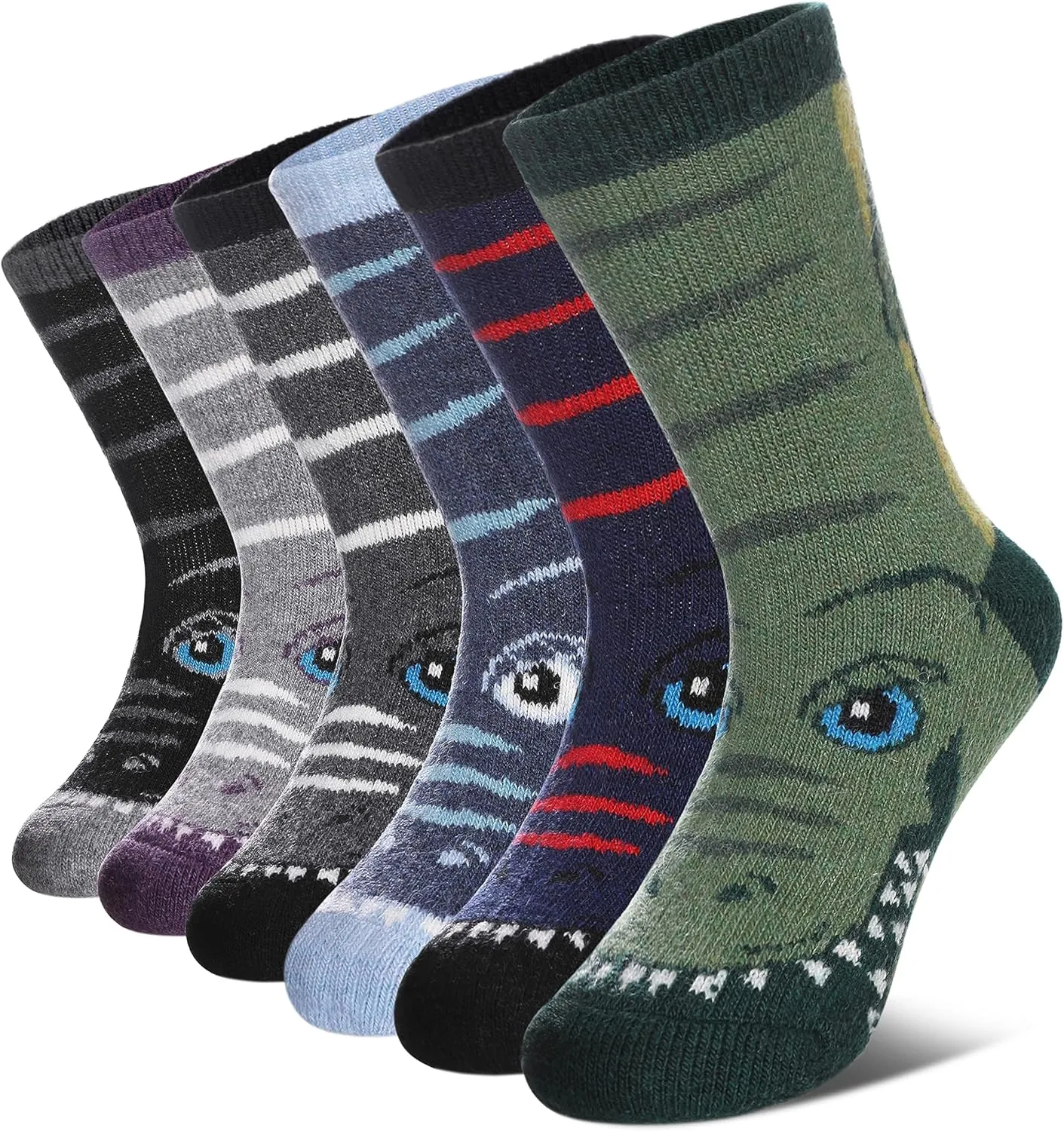 Kids Merino Wool Hiking Socks for Boys Girls Toddlers Thermal Winter Warm Thick Crew Boot Snowboarding Gift Socks