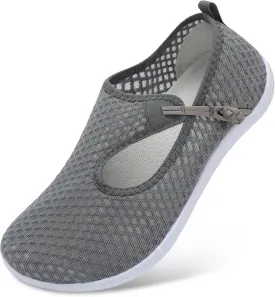 L-RUN Womens Mens Water Shoes Barefoot Aqua Socks Quick-Dry Non Slip Shoes for Beach Swim Pool River Boating Surf Yoga