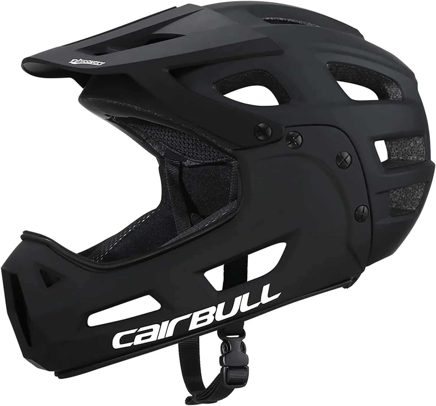 Lixada Cycling Helmet for Adults Full Face Bike Helmet Adult Cycling Helmet with Detachable Chin Guard and Visor for Mountain Biking 54-61 cm
