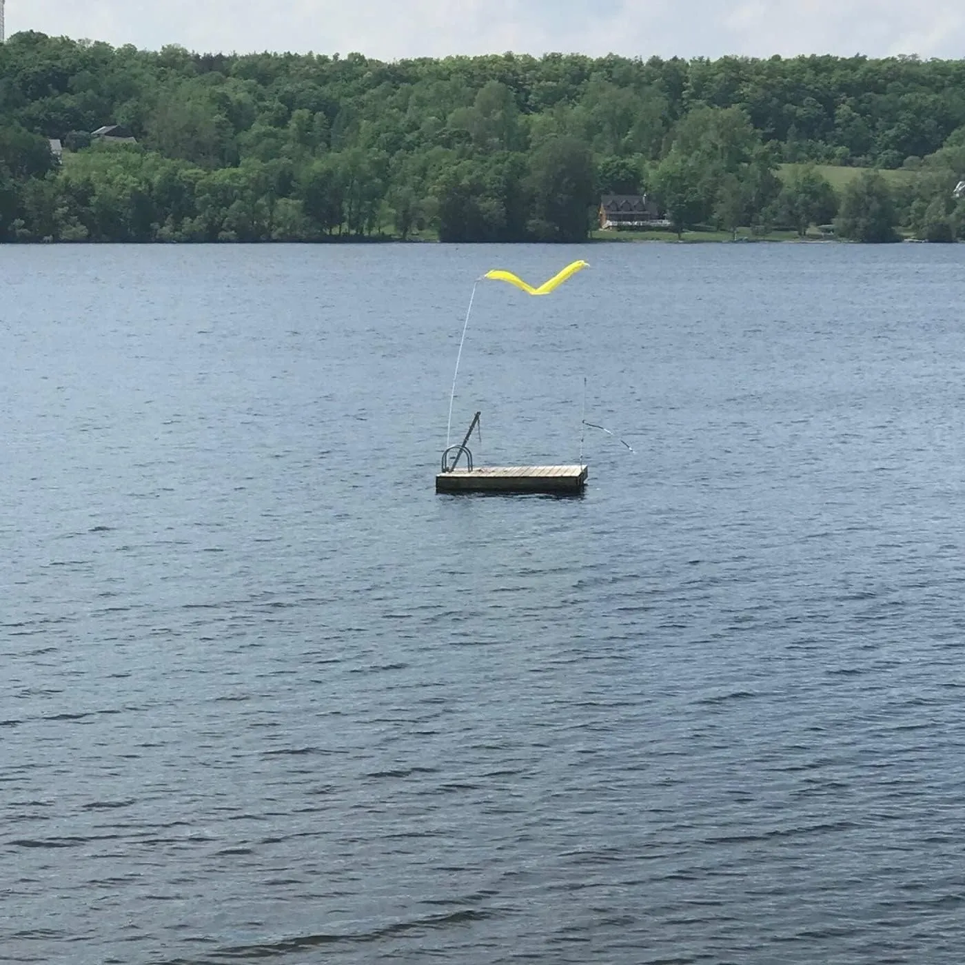 Raft Mount Kit with Solid Color 8' Pennant (OG Blue (Navy))